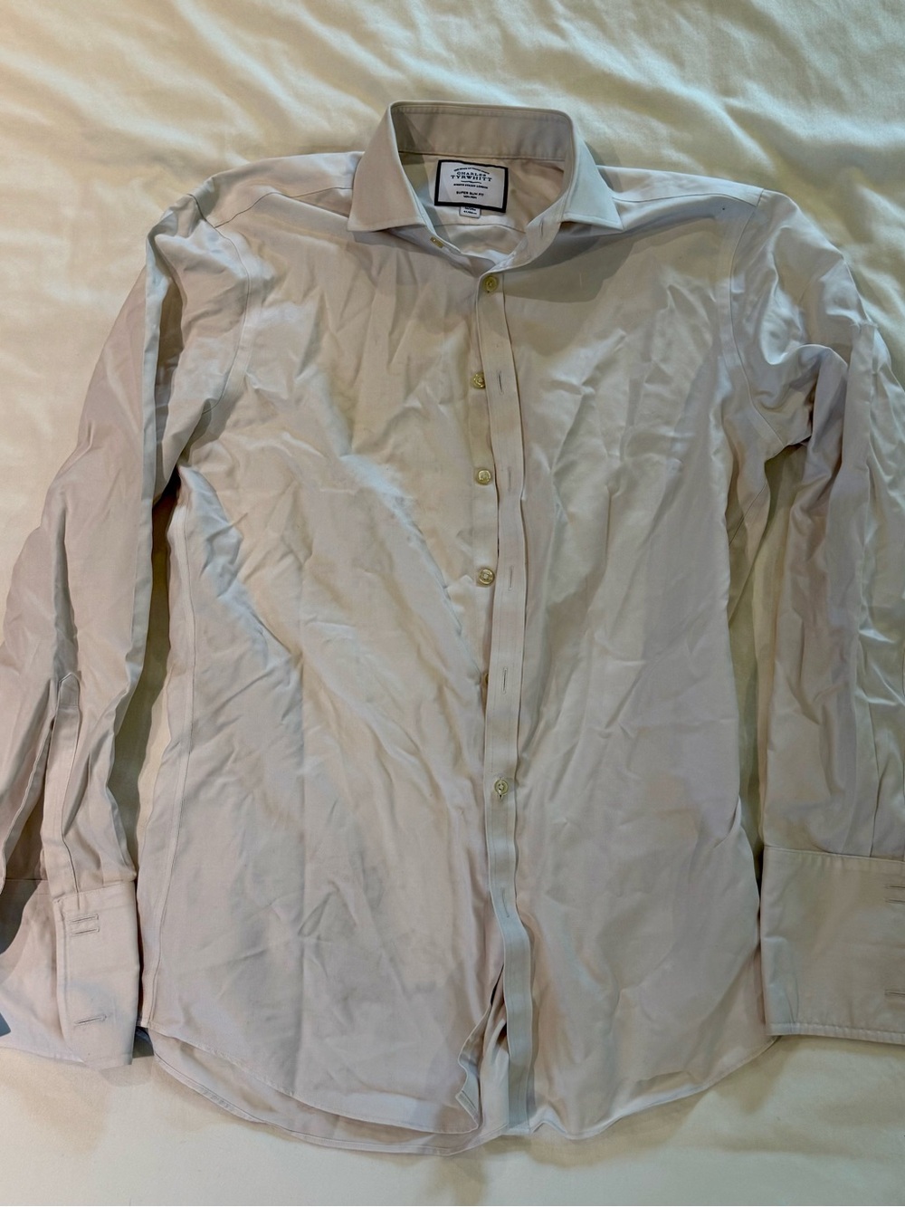 Charles Tyrwhitt White Men's Dress Shirt